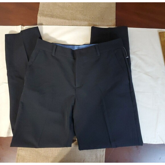 NWOT boys Izod washable dress/suit pants in black size 14 - Picture 1 of 7
